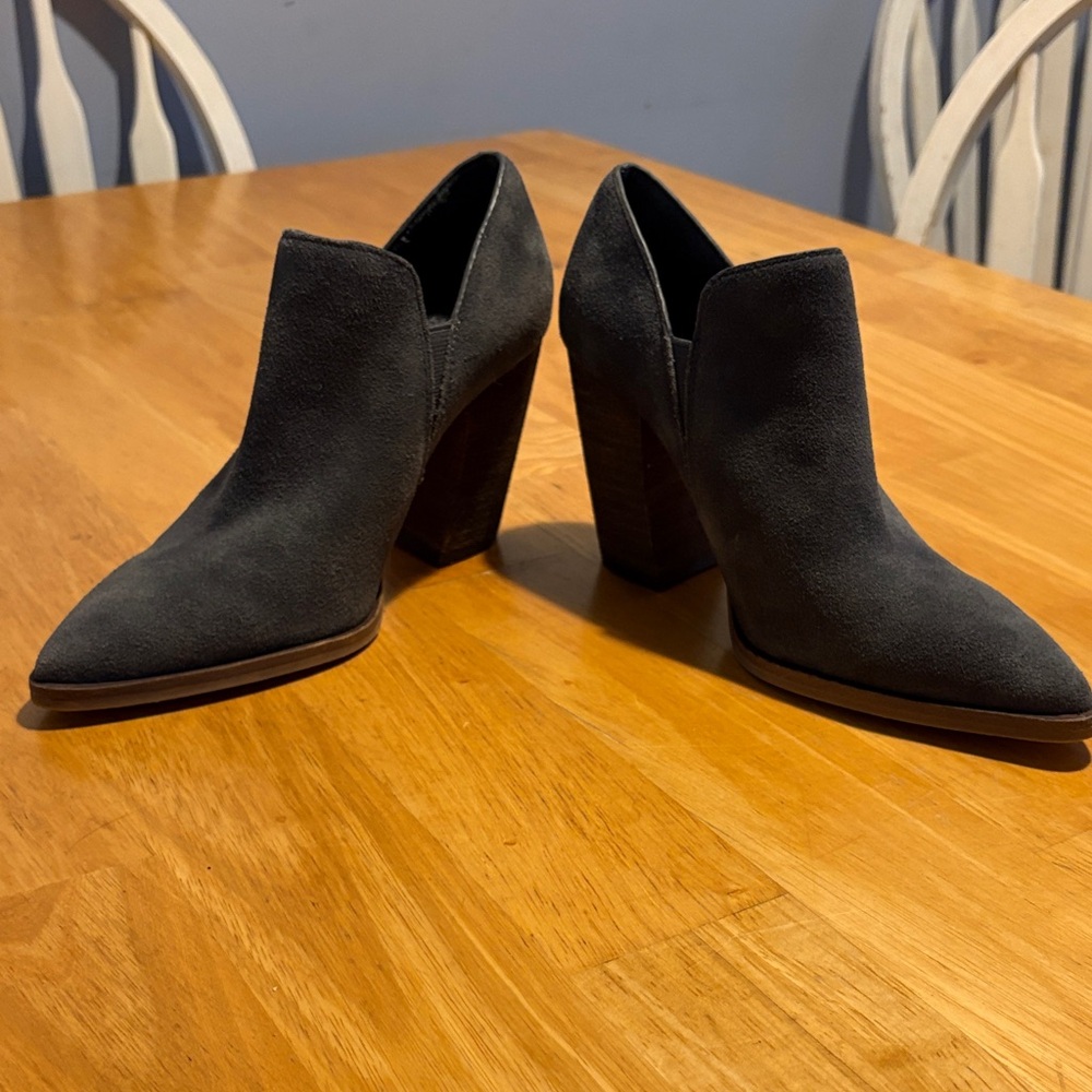 Vince Camuto Black Suede Heeled Boots